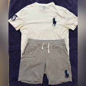 LOT Big Pony Shorts and T-shirt Combo!